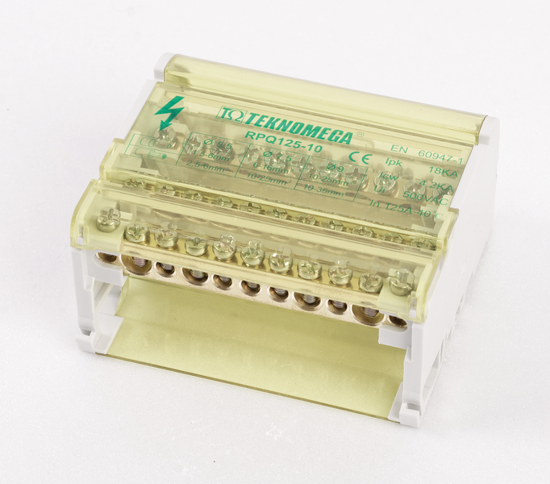 Picture of Bloco repartidor modular 4P 80A x7 furos