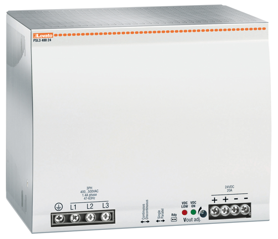 Picture of Fonte de alimentação trifásica 400-500V~ / 24V=, 20A-480W