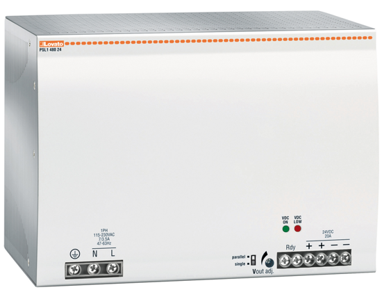 Picture of Fonte de alimentação monofásica 115-230V~ / 24V=, 20A-480W