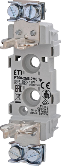 Picture of Base de fusível NH-00 160A 1P 2xM6-2xM6 