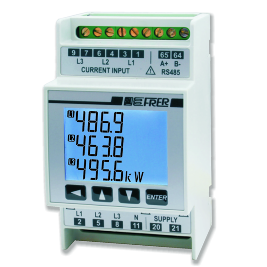 Picture of Analisador Rede Q52P3 5A 400V aux.230Vac lig. TI s/TI