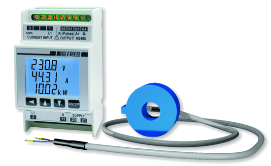 Picture of Multímetro monofásico 63A 230V aux.80-260Vac/dc lig. TI+TI alarme