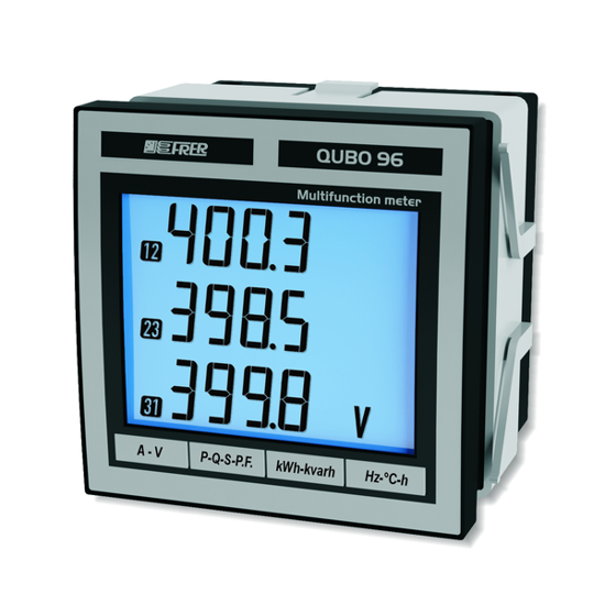 Picture of Multímetro digital trifásico 5A Aux. 230Vac RS-485 c/alarme