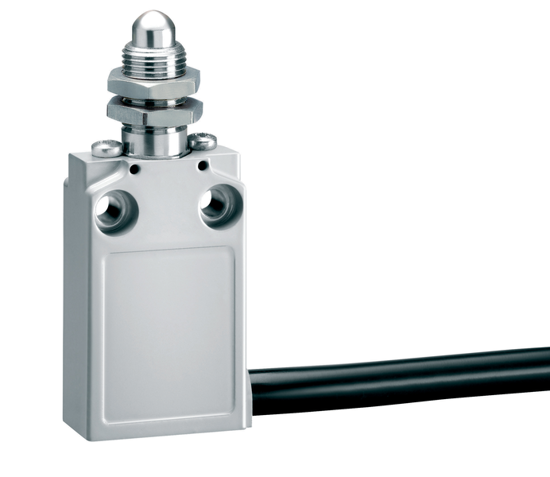 Picture of Fim-de-curso metálico 1NA+1NF ruptura lenta êmbolo metálico