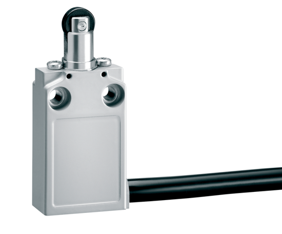 Picture of Fim-de-curso metálico 1NA+1NF ruptura lenta rolete plástico