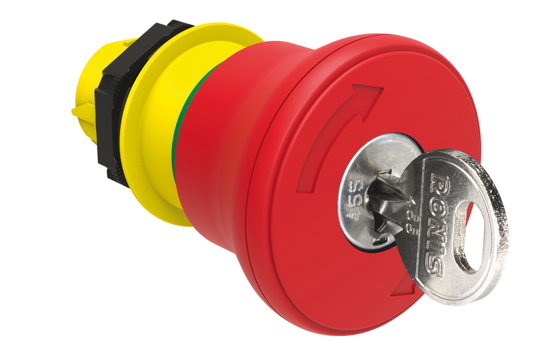 Picture of Botão retententivo cogumelo Ø40 VM (rodar>desencravar c/chave 3433E)