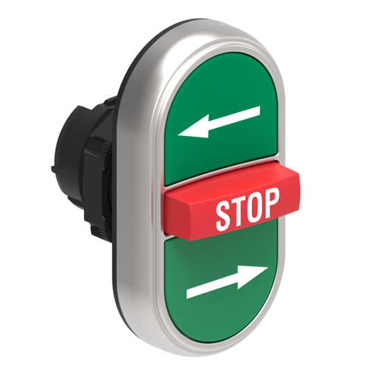 Picture of Botão de pressão triplo Esquerda-STOP-Direita