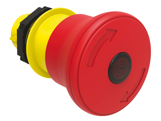 Picture of Botão retentivo cogumelo Luminoso Ø40VM(rodar>desencravar)