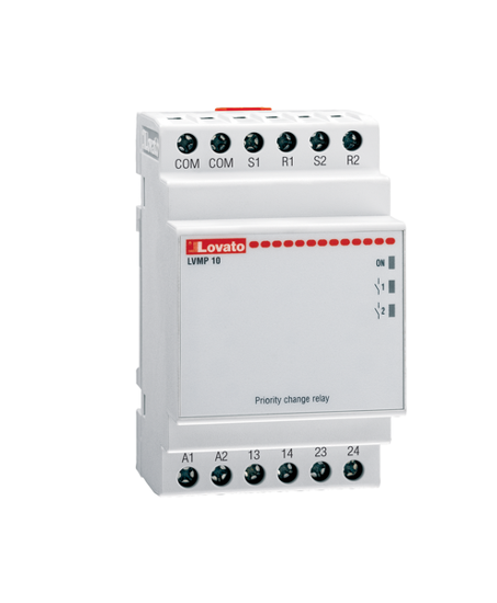 Picture of Relé modular de alternância de 2 saídas + reforço da 2ª saída, 2NA, 380-415V~