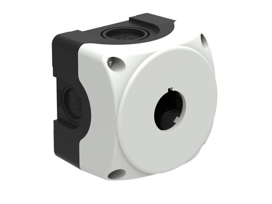 Picture of Caixa botoneira Branca para 1 elemento Ø22.5