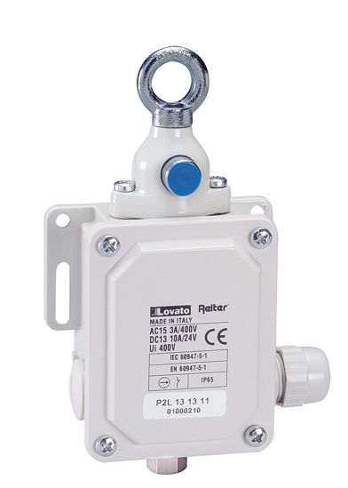 Picture of Fim-de-curso metálico 1NA+1NF IP65 ação instantânea 40N argola RESET