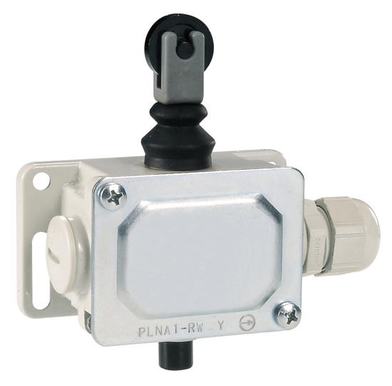 Picture of Fim-de-curso metálico 2NF IP40 êmbolo+rodízio plástico