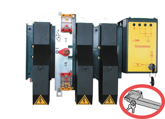 Picture of Inversor motorizado I-0-II 3p 1250A 230Vac + punho c/chave