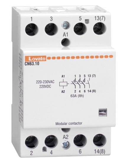 Picture of Contactor modular 63A 4NA 220V-230Vac