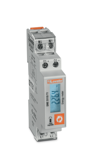 Picture of Contador de kWh+kVArh digital 1F+N, leitura direta até 40A, 220-240V~ ( saída program.)