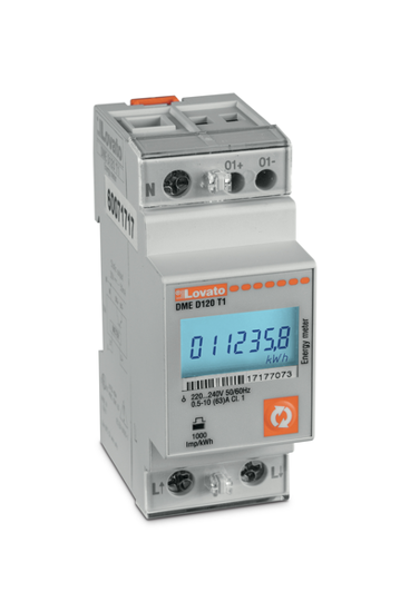 Picture of Contador de kWh+kVArh digital 1F+N, leitura direta até 63A, 110-120V~ ( saída program.)