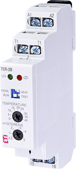 Picture of Termostato eletrónico modular 16A 24-240Vac/dc 0…40⁰C