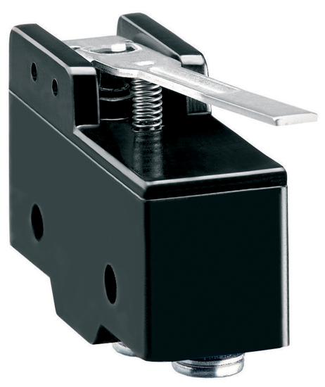 Picture of Microinterruptor de alavanca metálica plana 68mm terminais fast-on