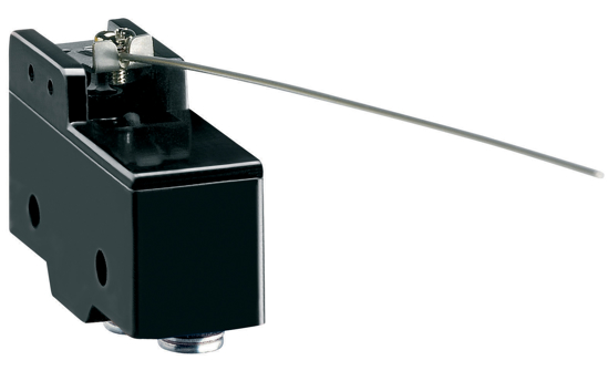 Picture of Microinterruptor de vareta metálica fina e longa terminais fast-on