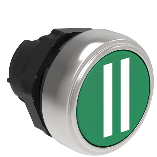 Picture of Botão de pressão à face Verde c/ símbolo II
