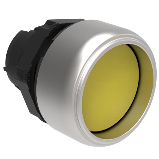 Picture of Botão de pressão recolhido Amarelo