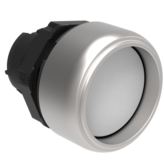 Picture of Botão de pressão recolhido Branco