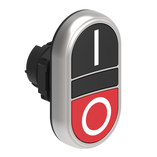 Picture of Botão de pressão duplo à face 0-I PT/VM