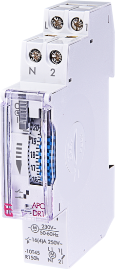 Picture of Interruptor horário electromecânico modular c/ reserva 16A 230V