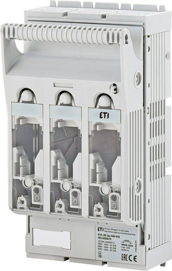 Picture of Seccionador KVL00 3P M8-M8 p/ NH00 160A 
