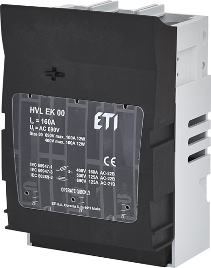 Picture of Seccionador HVL-EK00 3P 125A M8-M8 