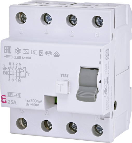 Picture of Interruptor diferencial seletivo 4P 25A classe A 300mA 