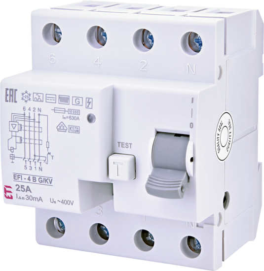 Picture of Interruptor diferencial temporizado 4P 25A classe B 30mA 