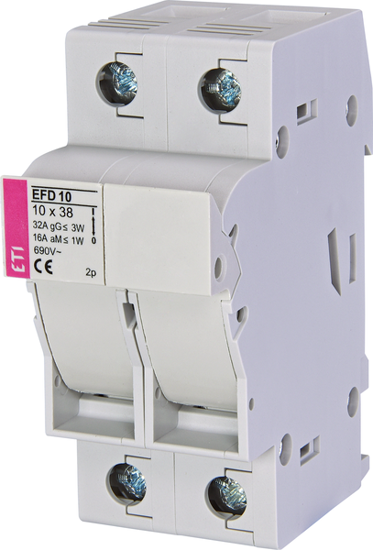 Picture of Seccionador de fusíveis 10x38 2P 