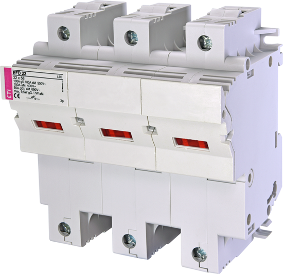 Picture of Seccionador de fusíveis 22x58 3P c/ LED 