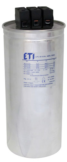 Picture of Condensador trifásico seco 15KVAr/480V