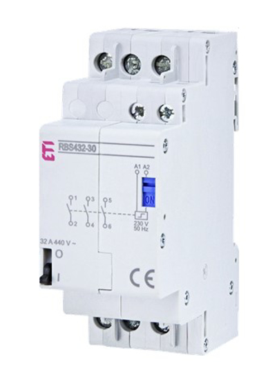 Picture of Telerruptor de potência RBS432-21 (32A AC1) 2NA+1NF, 230V∼
