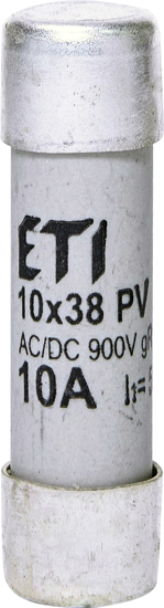 Picture of Fusível Ultra Quick 10x38 gR 10A 900Vac/dc 50kA/AC 8kA/DC