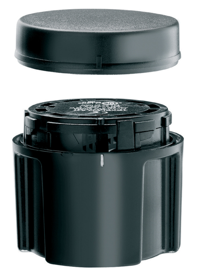 Picture of Módulo de conexão Preto c/ tampa plástico