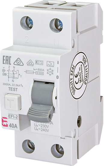 Picture of Interruptor diferencial 2P 40A classe A 300mA 