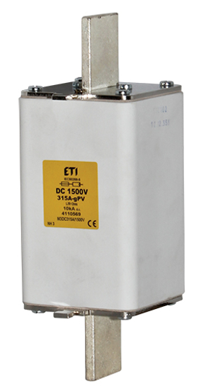 Picture of Fusível gPV NH-3L 400A 1500Vdc/30kA UL 