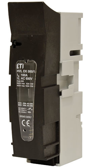 Picture of Seccionador HVL-EK000 1P 160A 2P 10-16 