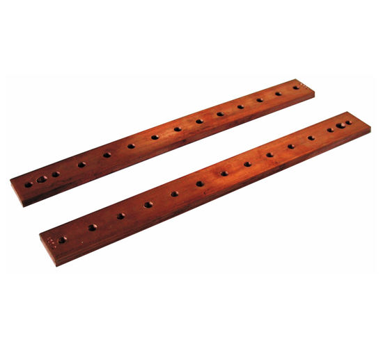 Picture of Barra cobre furada e roscada 25x6x1750mm (400A)