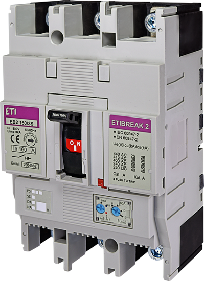 Picture of Disjuntor EB2 250S 3P 160A 36/36KA