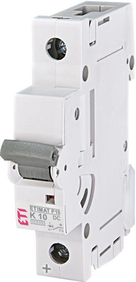 Picture of Disjuntor modular 10kA curva K 1P 10A DC 