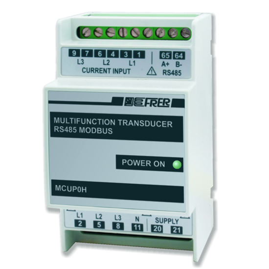 Picture of Transdutor multifunção 80-260Vac/dc 6VA/W c/saída de alarme