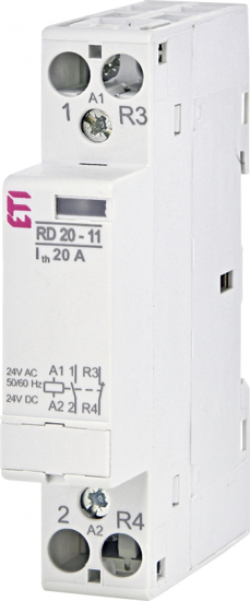Picture of Contactor modular RD20-11 (20A AC1) 1NA+1NF, 230V≃