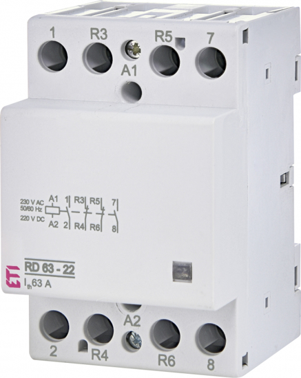 Picture of Contactor modular RD63-22 (63 AC1) 2NA+2NF, 24V≃
