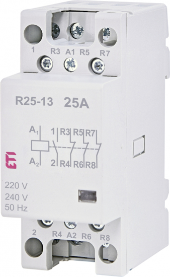 Picture of Contactor modular R25-13 (25A AC1) 1NA+3NF, 230V∼