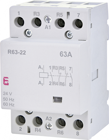 Picture of Contactor modular R63-22 (63A AC1) 2NA+2NF, 230V∼