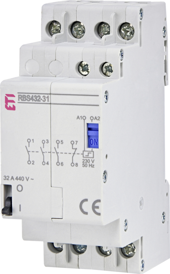 Picture of Telerruptor de potência RBS425-31 (25A AC1) 3NA+1NF, 230V∼